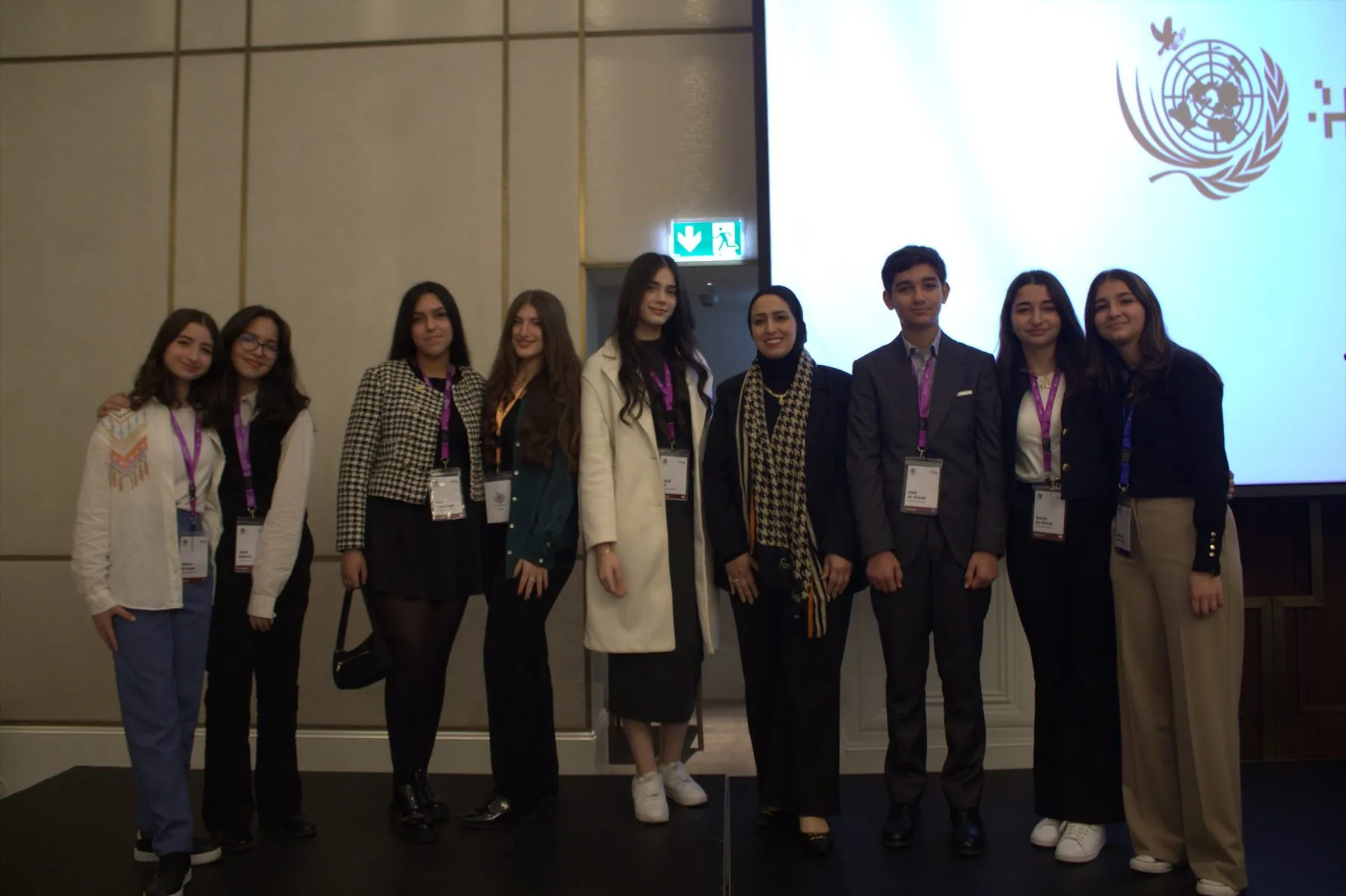 HTUMUN conference moment